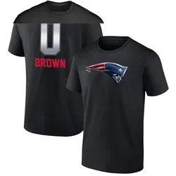 A.J. Brown New England Patriots Youth Black by Midnight Mascot T-Shirt -