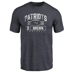 A.J. Brown New England Patriots Youth Brown by Flanker Tri-Blend T-Shirt - Navy