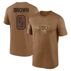 A.J. Brown New England Patriots Youth Legend Brown 2023 Salute To Service Performance T-Shirt