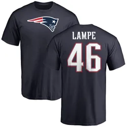Brock Lampe New England Patriots Youth Navy Name & Number Logo T-Shirt -