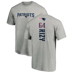 Jacob Rizy New England Patriots Men's Backer T-Shirt - Ash