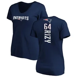 Jacob Rizy New England Patriots Women's Navy Backer Slim Fit T-Shirt -