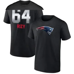Jacob Rizy New England Patriots Youth Black by Midnight Mascot T-Shirt -
