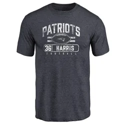 Kenneth Harris New England Patriots Men's Navy by Flanker Tri-Blend T-Shirt -
