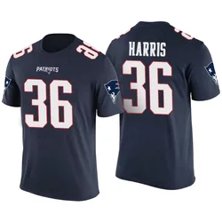 Kenneth Harris New England Patriots Youth Legend Navy Color Rush T-Shirt