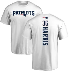 Kenneth Harris New England Patriots Youth White by Backer T-Shirt -