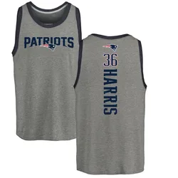 Kenneth Harris New England Patriots Youth by Backer Tri-Blend Tank Top - Ash