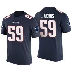 Khalil Jacobs New England Patriots Men's Legend Navy Color Rush T-Shirt