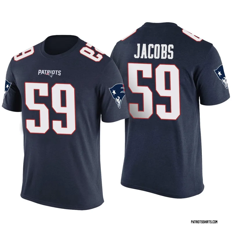 Khalil Jacobs New England Patriots Men's Legend Navy Color Rush T-Shirt