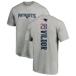 Kindle Vildor New England Patriots Men's Backer T-Shirt - Ash