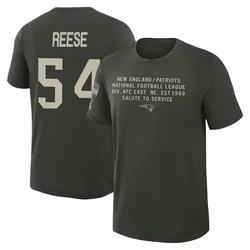 Otis Reese New England Patriots Men's Dark/Green 2025 Salute to Service Sideline Slub T-Shirt