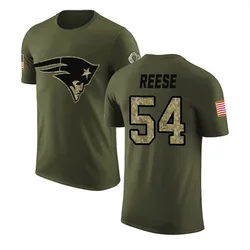 Otis Reese New England Patriots Youth Legend Olive Salute to Service T-Shirt