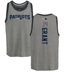 Richie Grant New England Patriots Men's by Backer Tri-Blend Tank Top - Ash