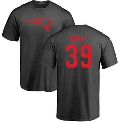Richie Grant New England Patriots Men's by One Color T-Shirt - Ash