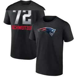 Wes Schweitzer New England Patriots Youth Black by Midnight Mascot T-Shirt -